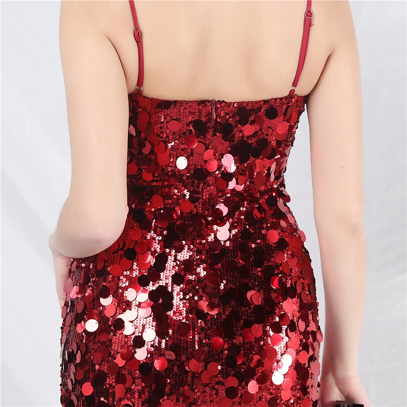 Robe de soirée longue à bretelles haut de gamme view 15