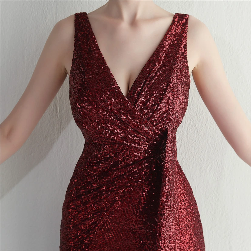 Paillettenkleid von Cross-Border Supply Boutique, ideal für Promi-Automodelle, Dinner-Auftritte und lange Abendkleider view 38