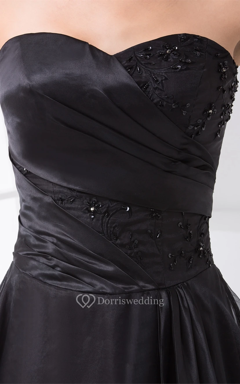 Glam Sleeveless Sweetheart a Line Ankle Length Special Occasion Dresses view 3