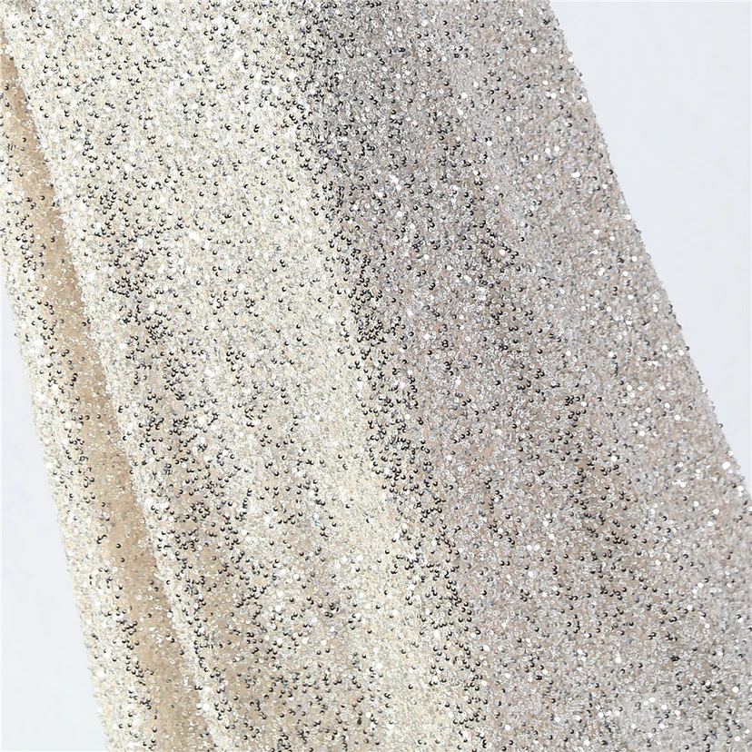 Robe longue trapèze évasée à paillettes, modèle phare du quotidien view 54