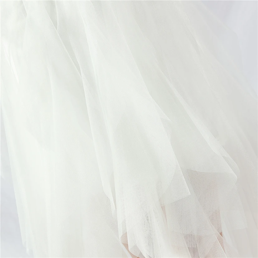 Kleid mit positionierten Blumenperlen und gespleißtem Netzstoff view 9