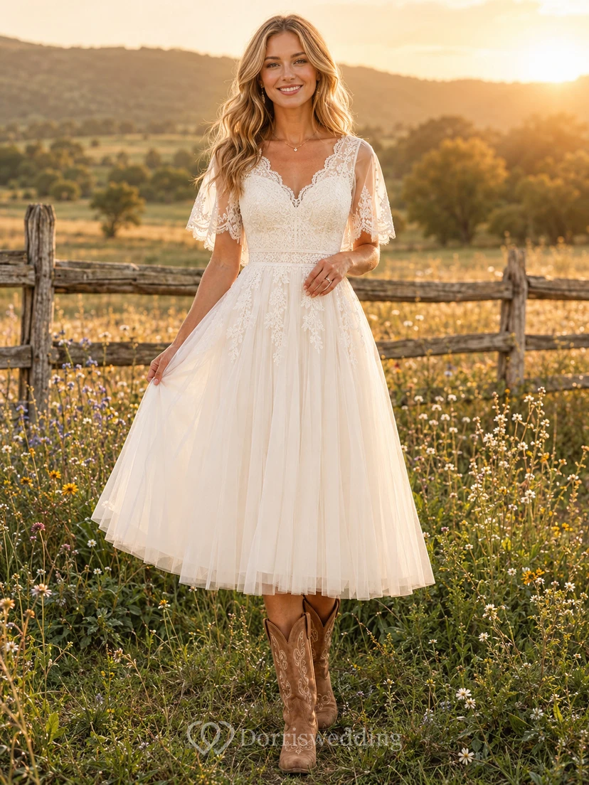 Robe de mariée de maternité à épaules dénudées, drapée, simple, avec traîne souple