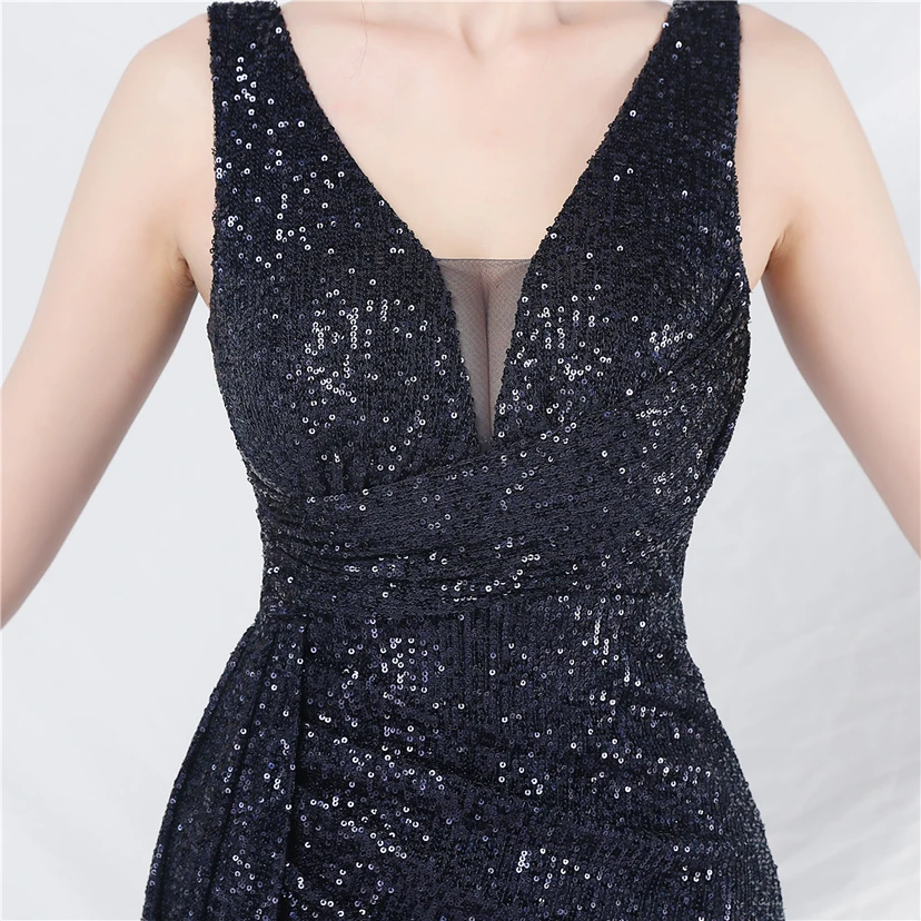 Cross-Border Dress Sequined Ribbon Long Evening Dress view 43