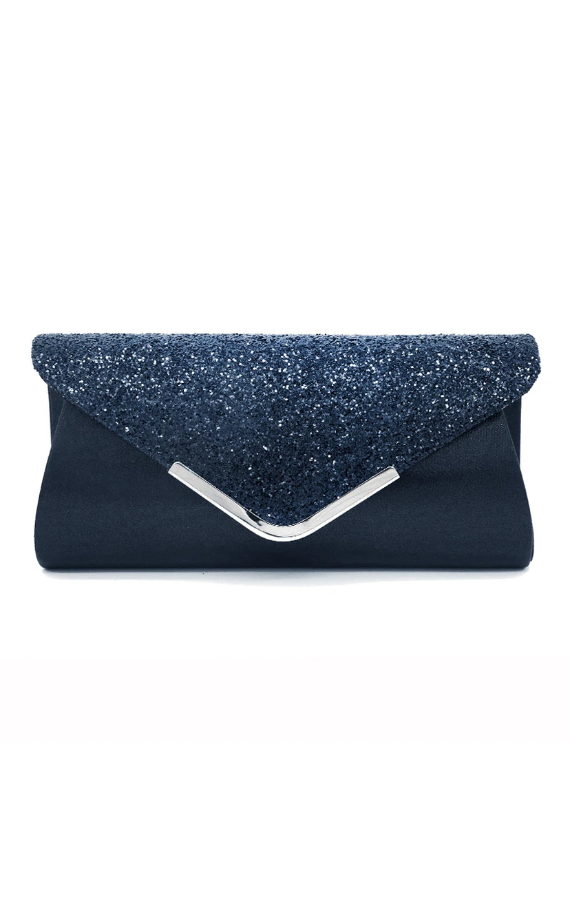 Sequin Flap Envelope Clutch view 4