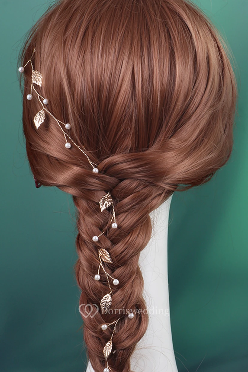 Handmade Baroque Leaf Style Hair Band view 3
