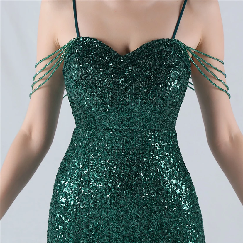 Création de perles, de sequins et de tulle pour une robe de soirée, spectacle, animateur, réunion annuelle view 58