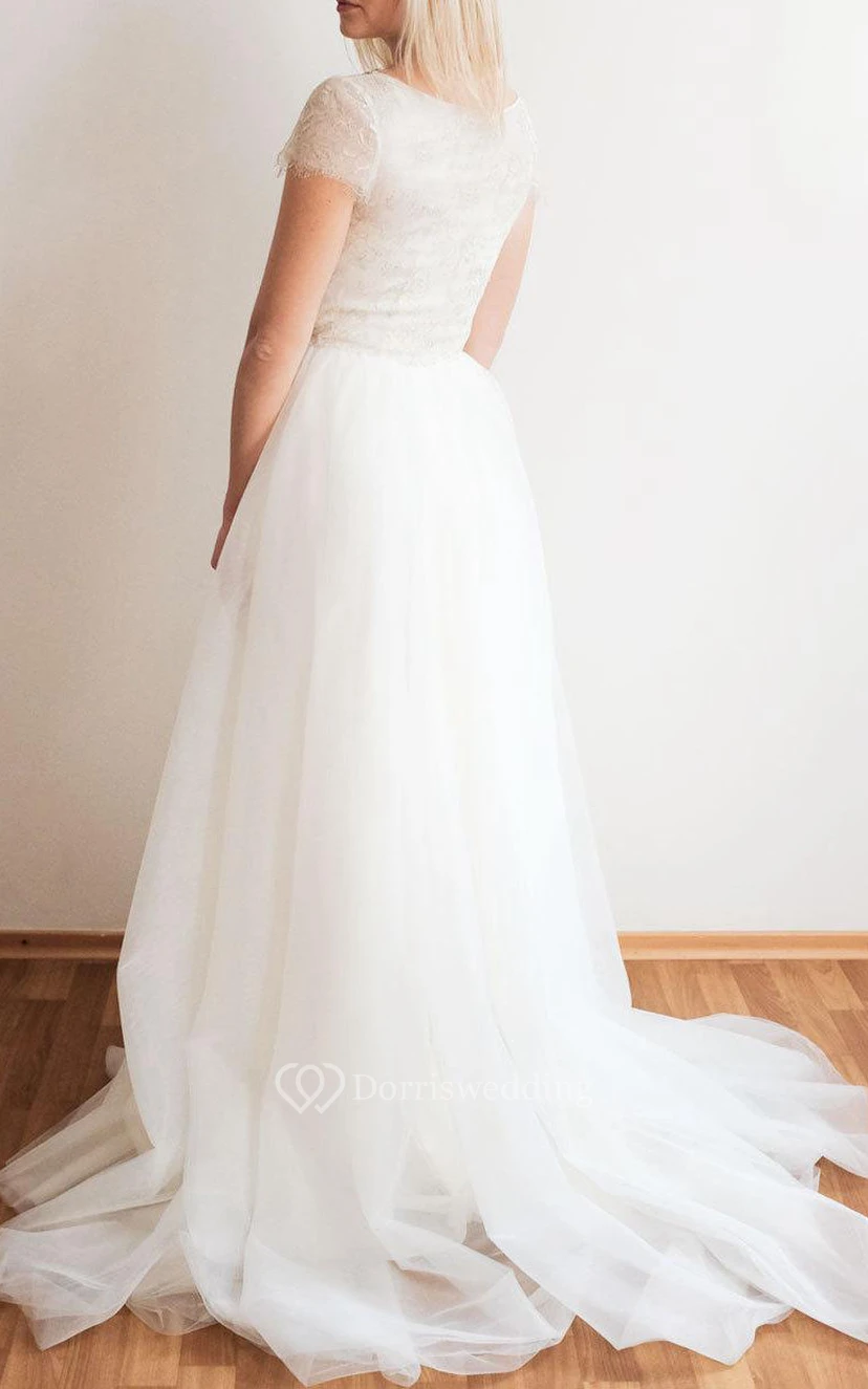 Tulle Wedding Gown Lavanda Dress view 2