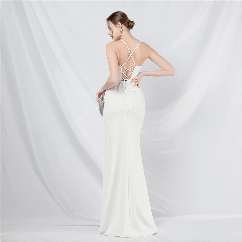Palace Fishbone Weste, Taillenbesatz, aufwendige Perlenstickerei, Tube-Top, Strumpfhalter, High-End-Abendkleid view 15