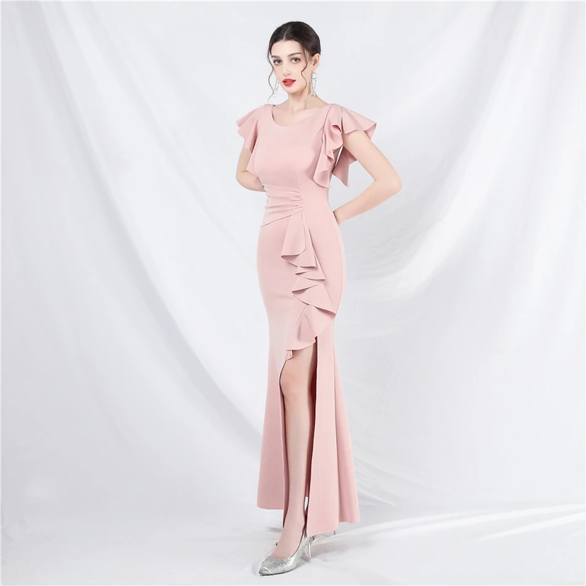 Wedding Celebration Exhibition Car Model Long Dress Skirt view 3