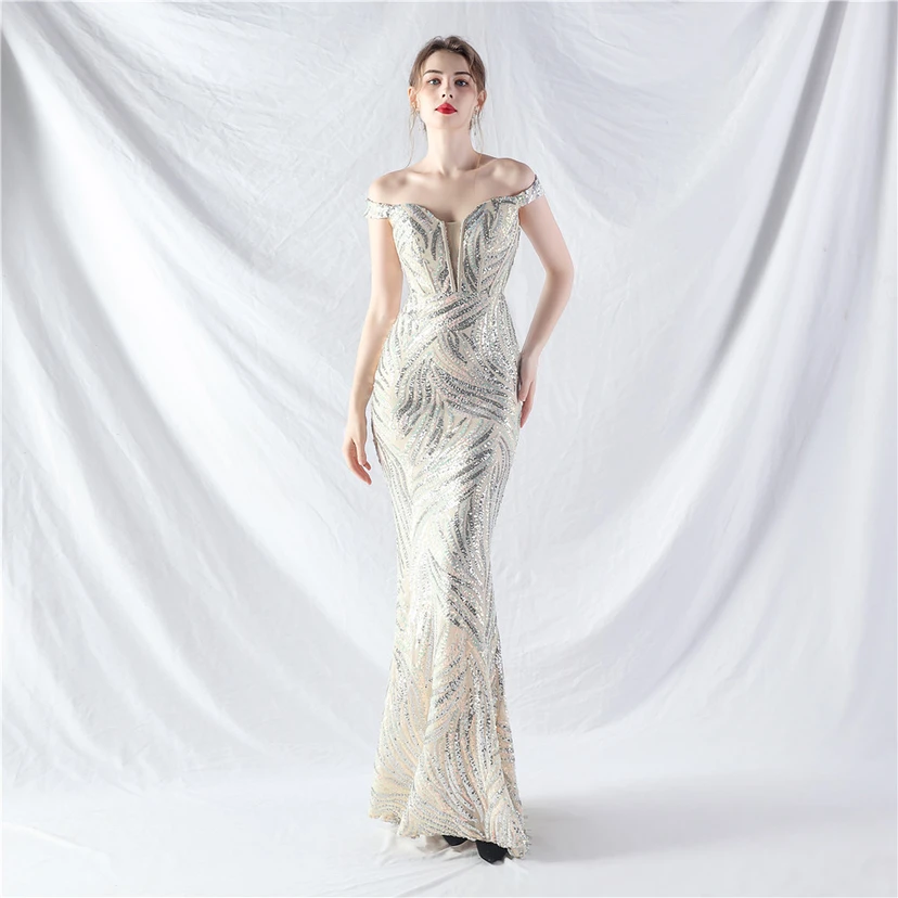 Palace Herringbone Waist Vest High-End Evening Dress view 41