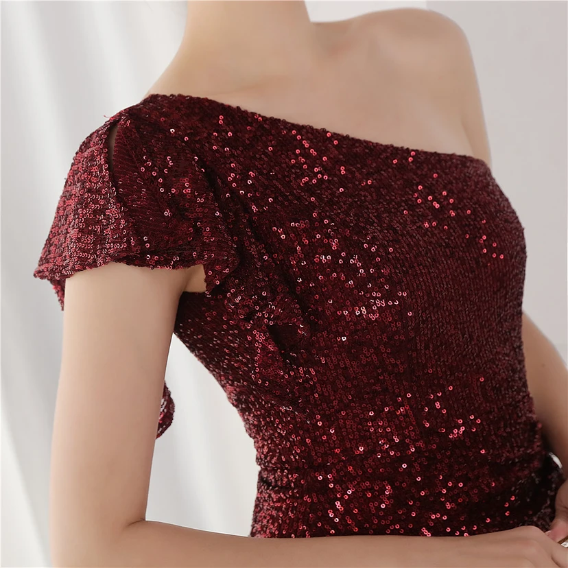 Fairy Dream Celebrity Party Party Evening Sexy Long Slim Toast Bride view 26
