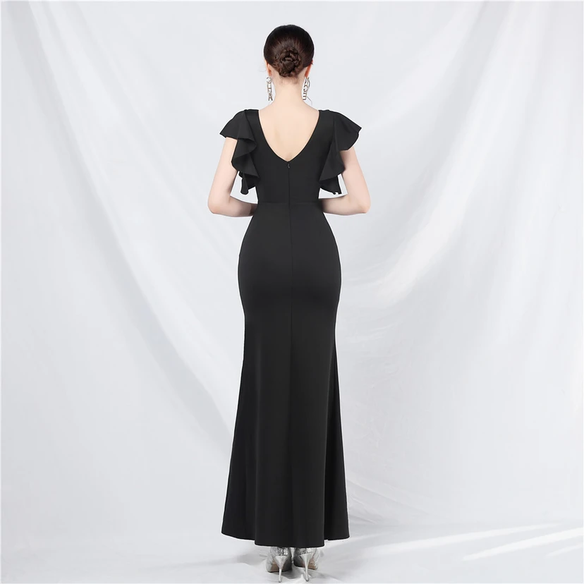Wedding Celebration Exhibition Car Model Long Dress Skirt view 36