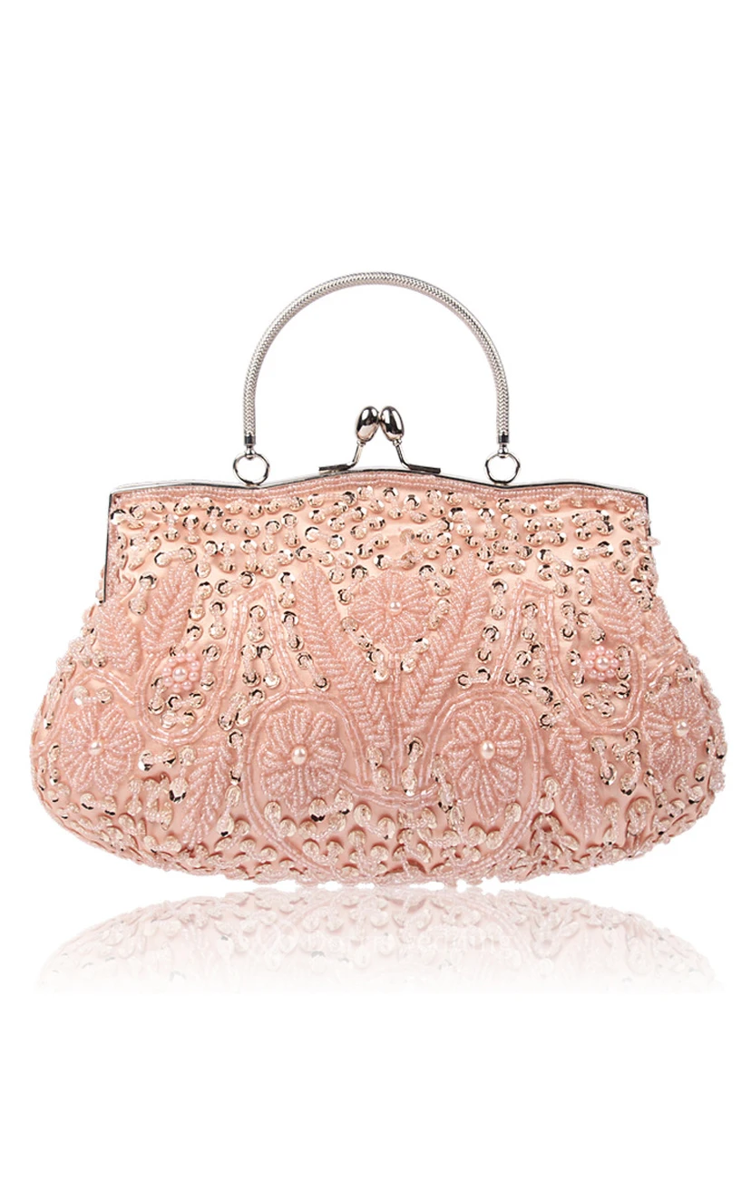Appliqued Beaded Handbag view 2