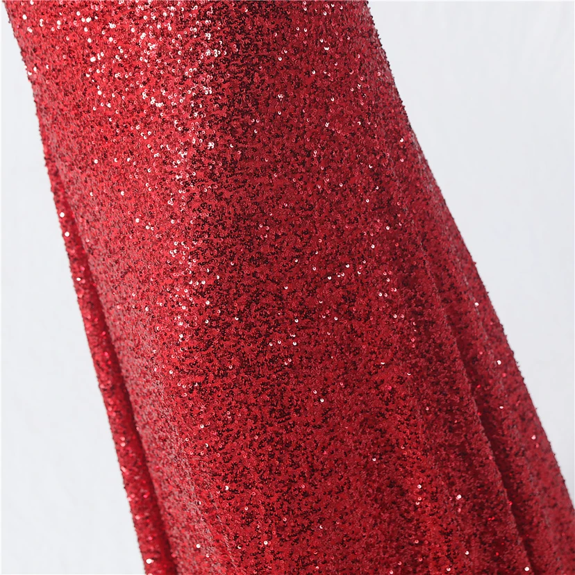 Robe longue trapèze évasée à paillettes, modèle phare du quotidien view 18