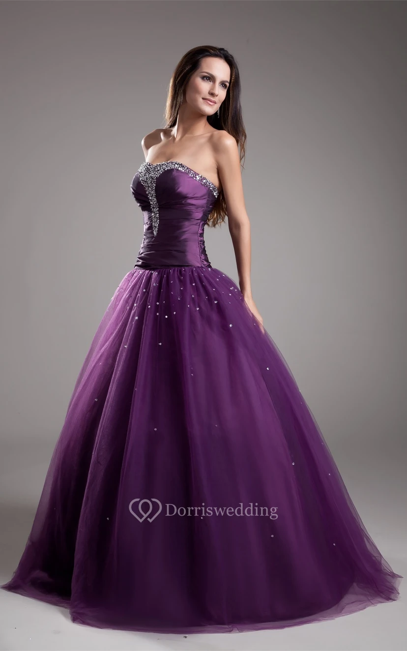 Delicate Sleeveless Sweetheart Taffeta Special Occasion Dresses view 2