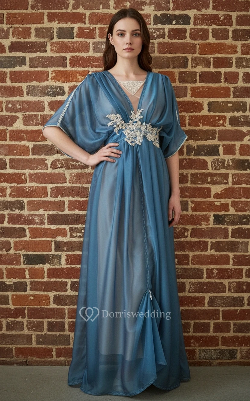 Downton Inspired Two-Tone Gibson Dress