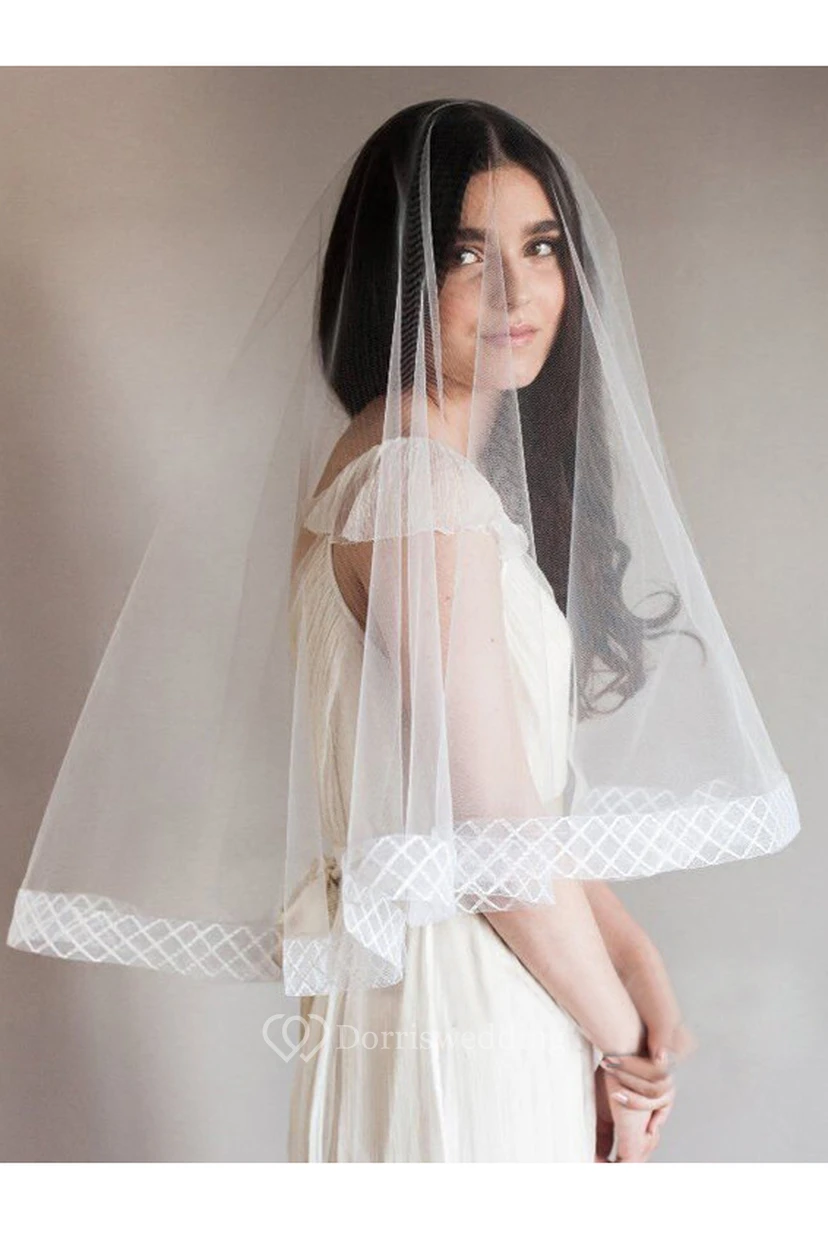 New Simple Short Korean Style Cover Tulle High-End Wild Veil  view 2