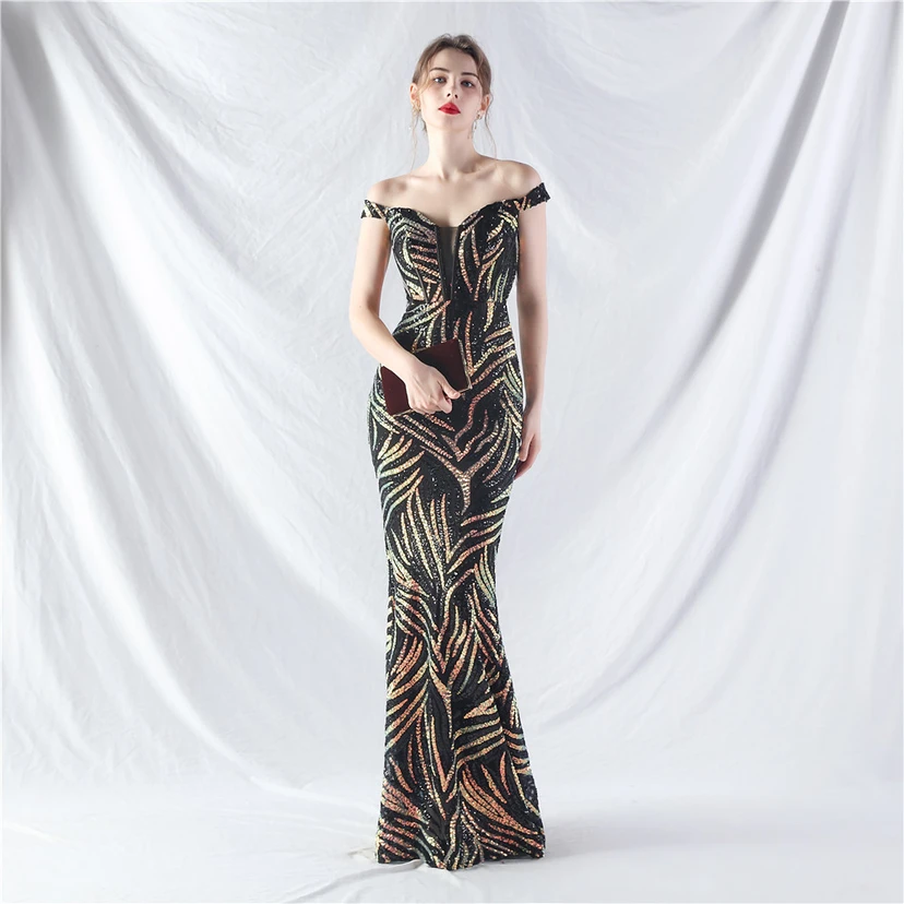 Palace Herringbone Waist Vest High-End Evening Dress view 55