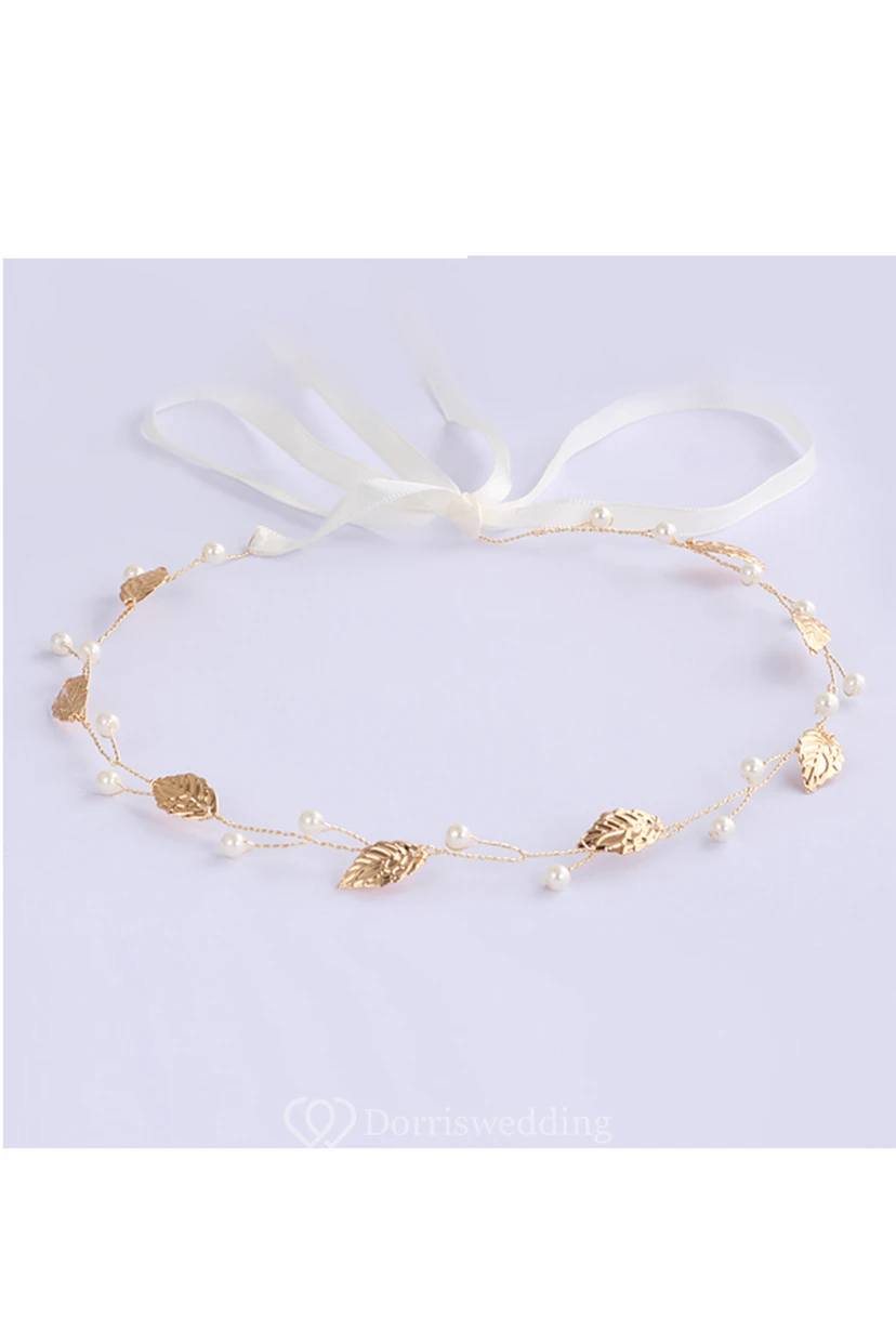 Handmade Baroque Leaf Style Hair Band
