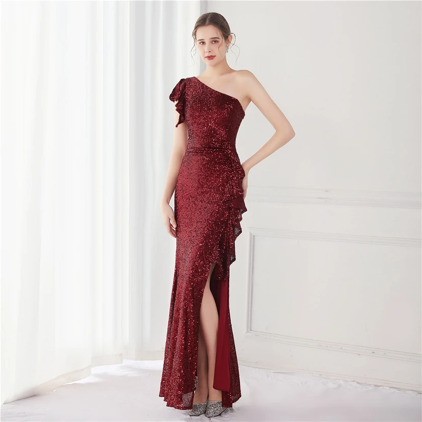 Fairy Dream Celebrity Party Party Evening Sexy Long Slim Toast Bride view 18