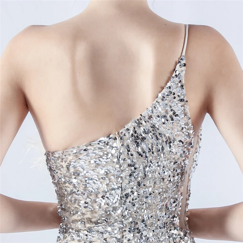 Robe de soirée en satin à baleines ornée de diamants et de fleurs, taille haute, pour réunion annuelle et mariage view 17