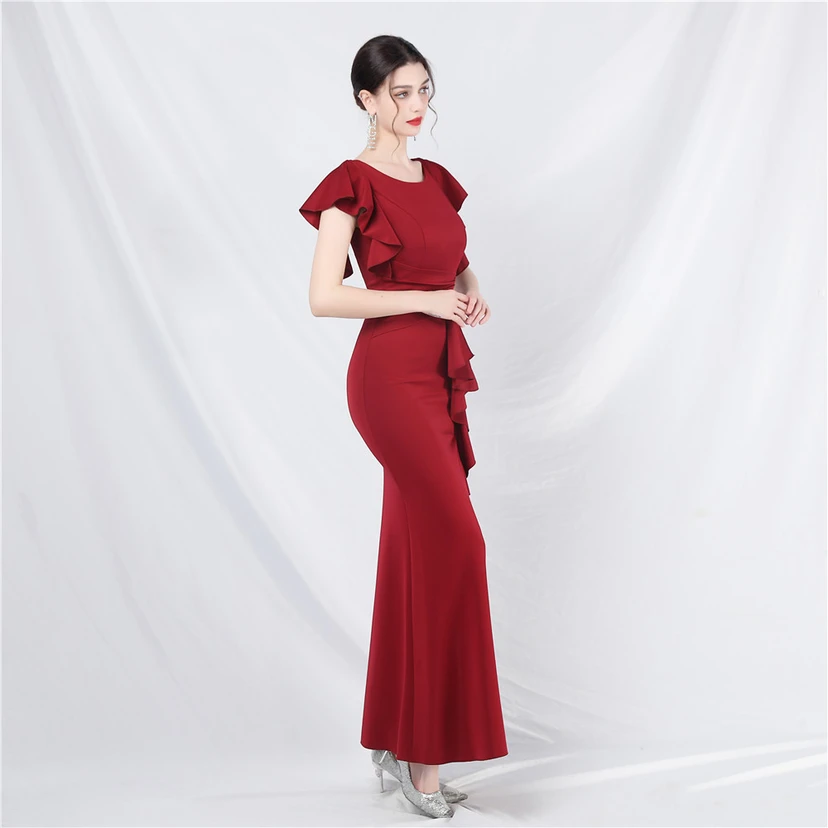 Wedding Celebration Exhibition Car Model Long Dress Skirt view 44