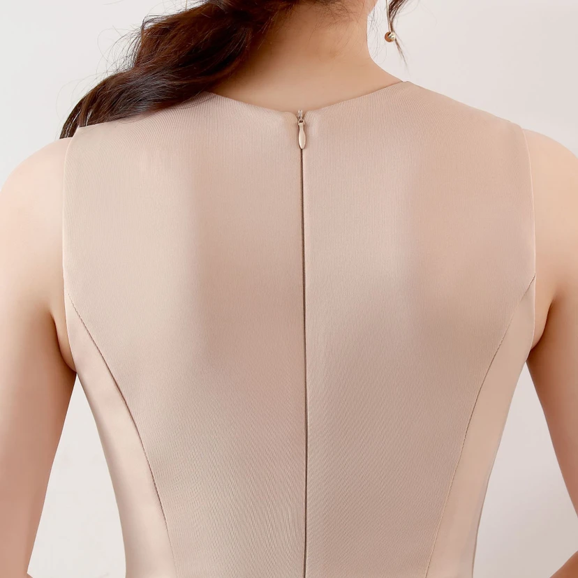 Robe de soirée élégante sirène pour mariée, longue et élégante, idéale pour un banquet ou des fiançailles. Jupe longue pour femme. view 28