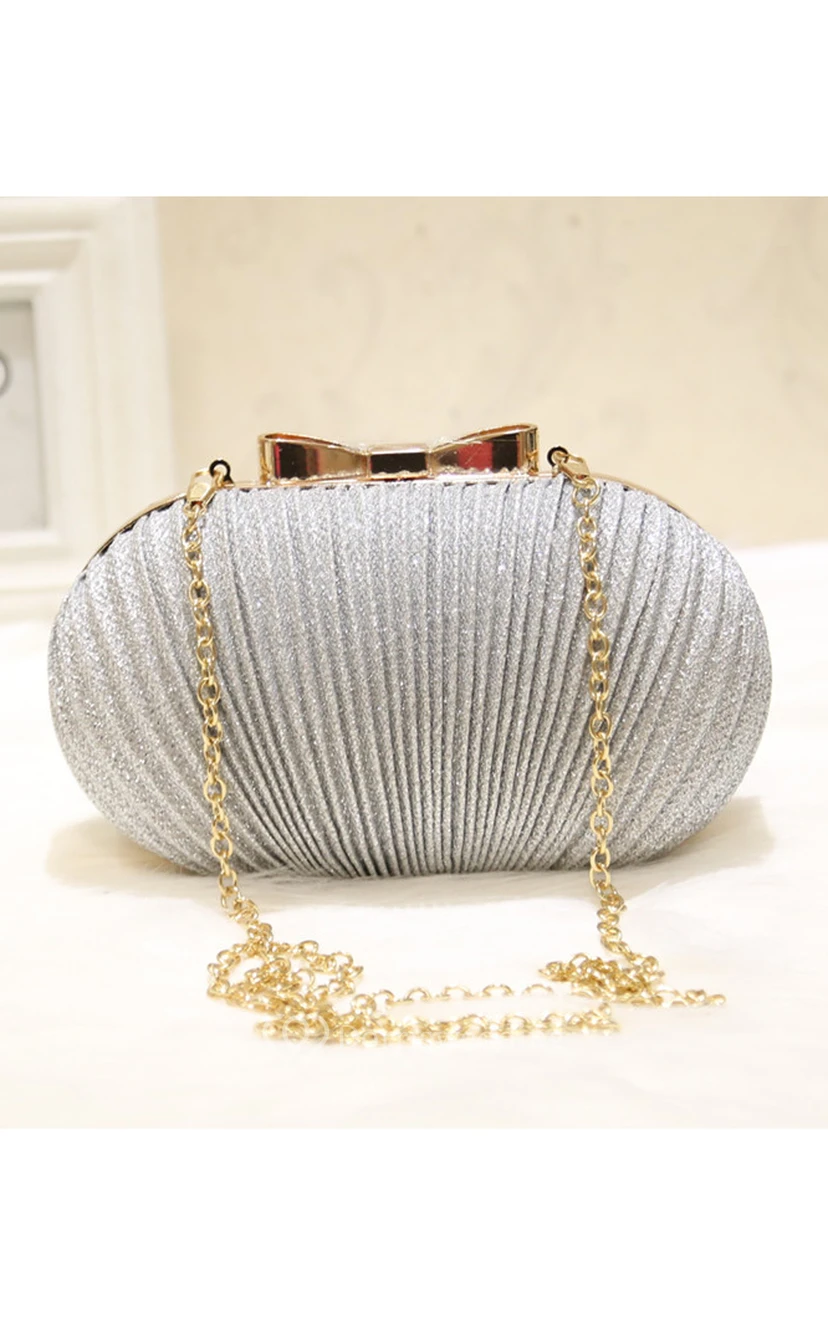 Crystal Metal Clutch view 5