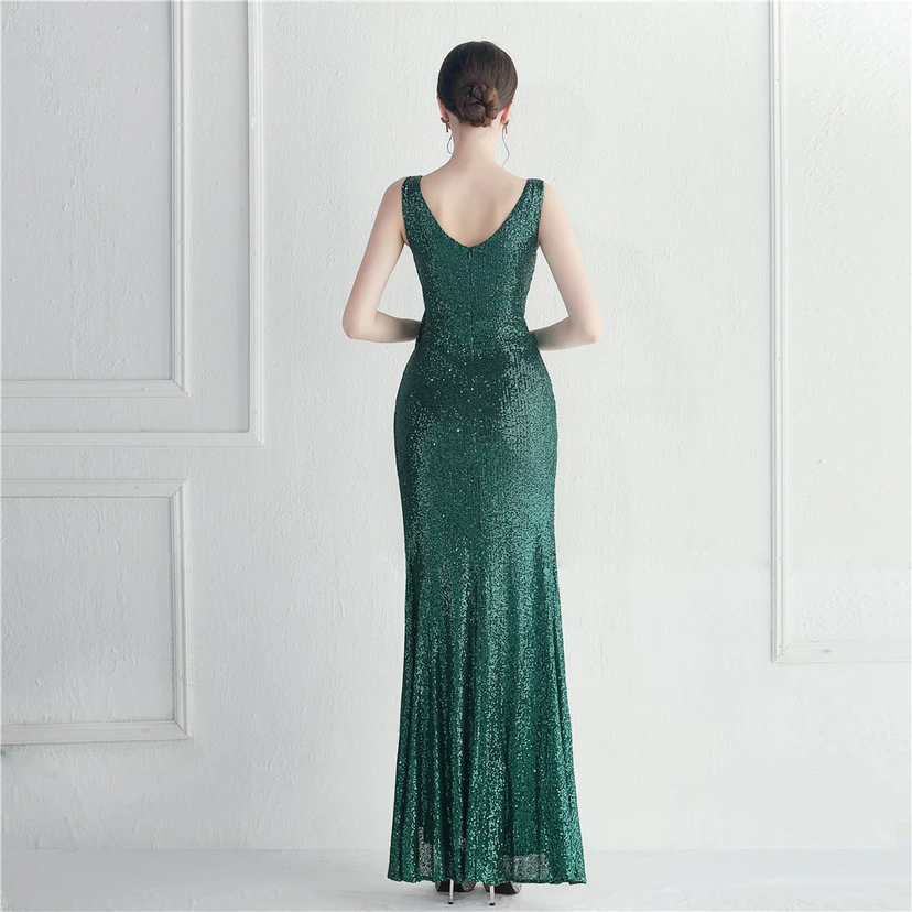 Paillettenkleid von Cross-Border Supply Boutique, ideal für Promi-Automodelle, Dinner-Auftritte und lange Abendkleider view 66