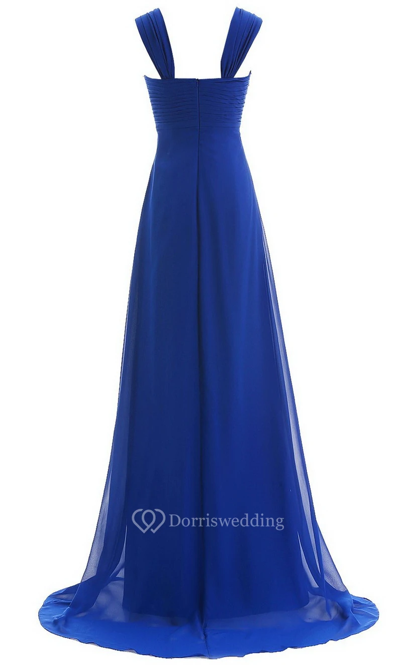 Sweetheart Beading Sweep Train With Zipper Back view 6