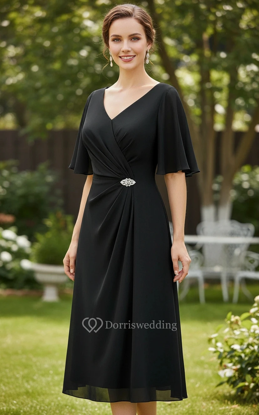 Vintage Style Beaded Tea Dress