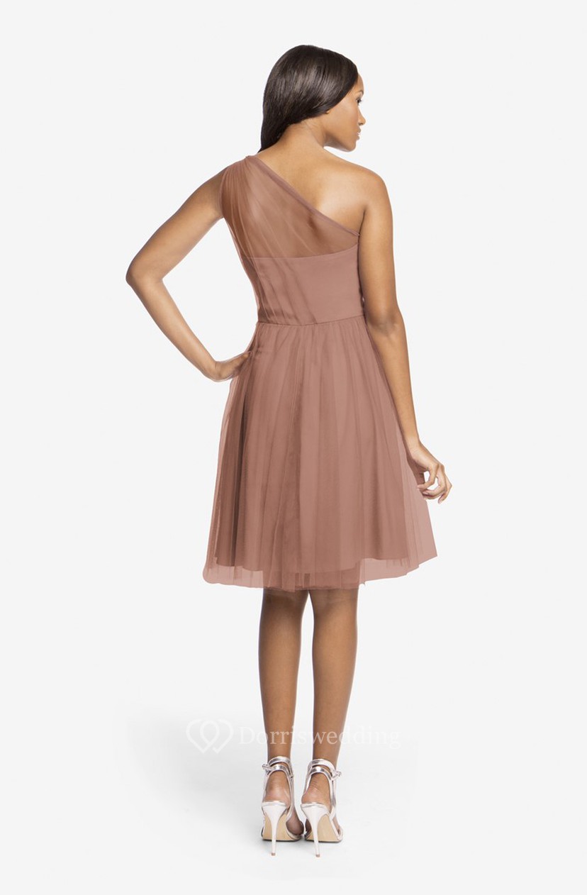 One Shoulder Tulle Dress