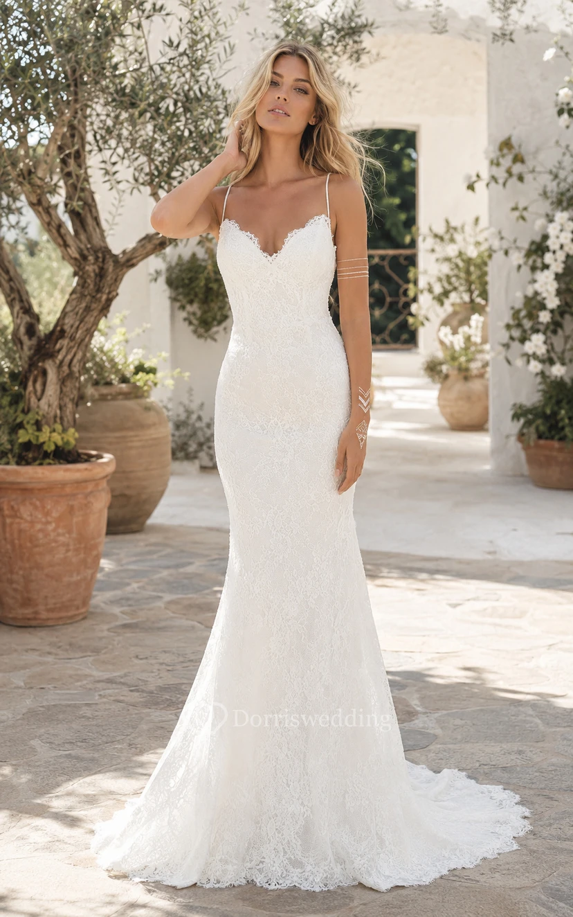 satin sweetheart mermaid wedding dress Luxury Long Mermaid Sweetheart Strapless Ruffles Beaded Crystal Weddin   YOYOCAMP