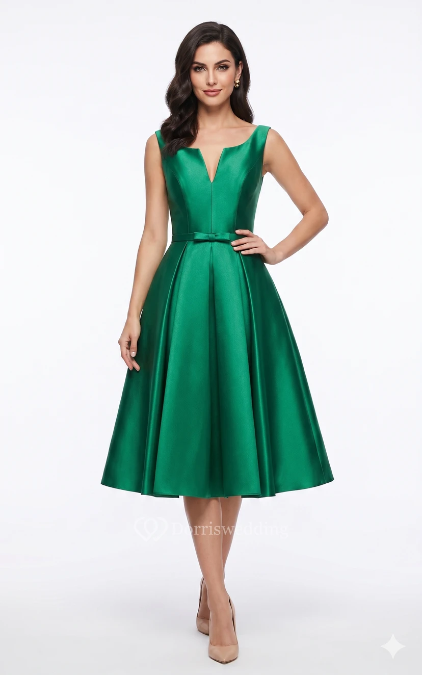 1950s Cocktail Dress | Emerald Green Tea Length Prom Gown | Vintage Formal  Party Wear | Dorris Wedding