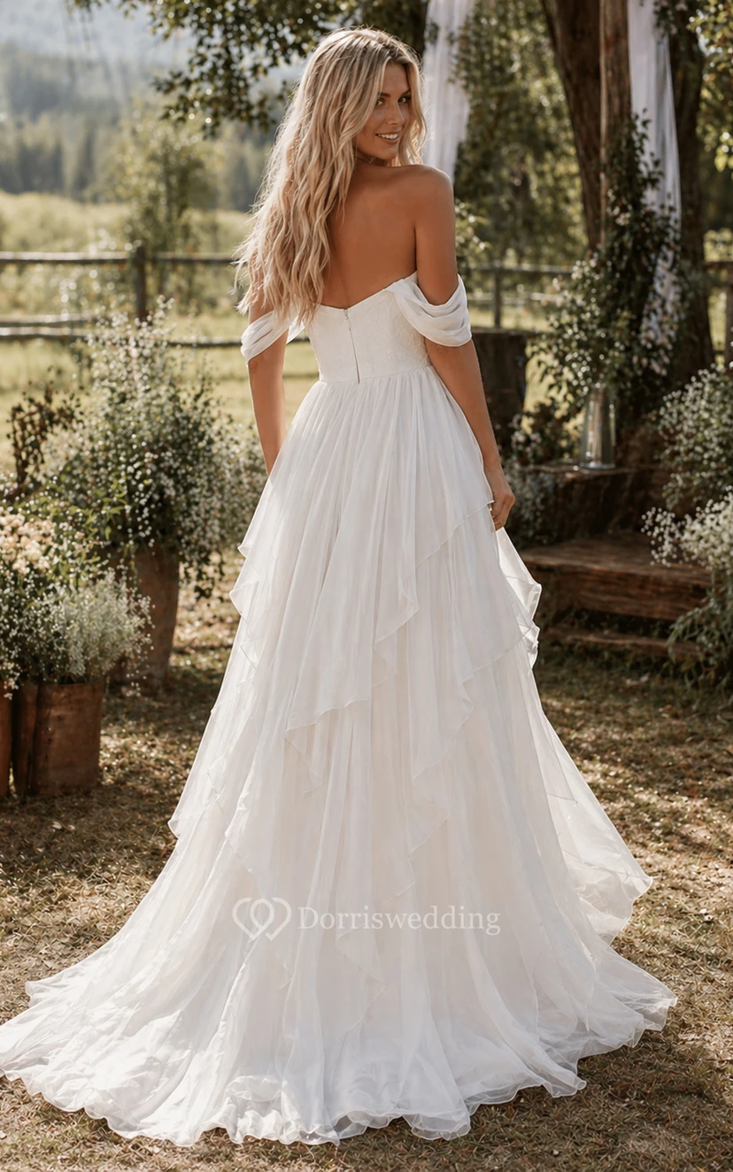plus size off the shoulder prom dress Long Sleeve La Femme Long Plus Prom Dress